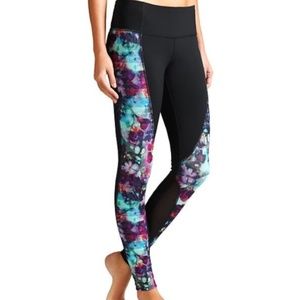 Athleta Floral Fade Ankle Tight Sz XXS, Like New